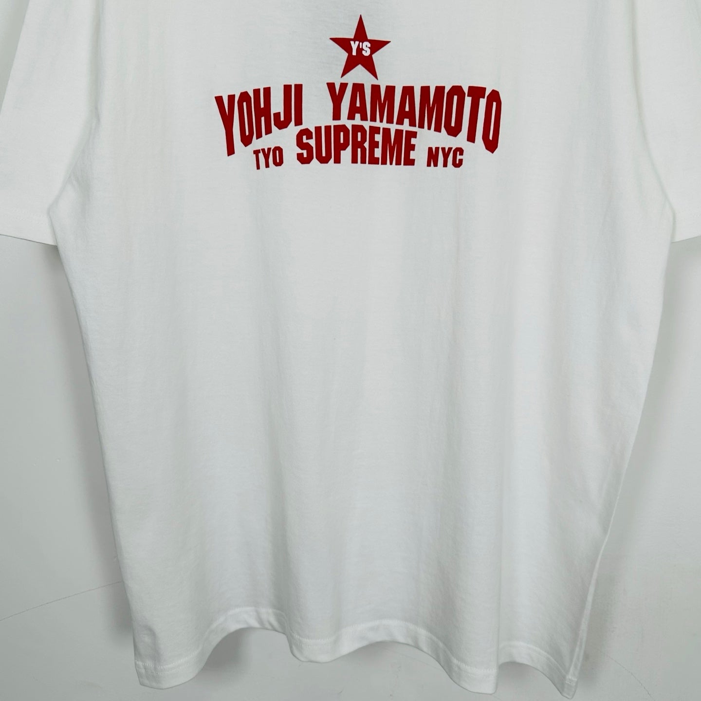 Supreme x Y's by Yohji Yamamoto Star Tee "White"