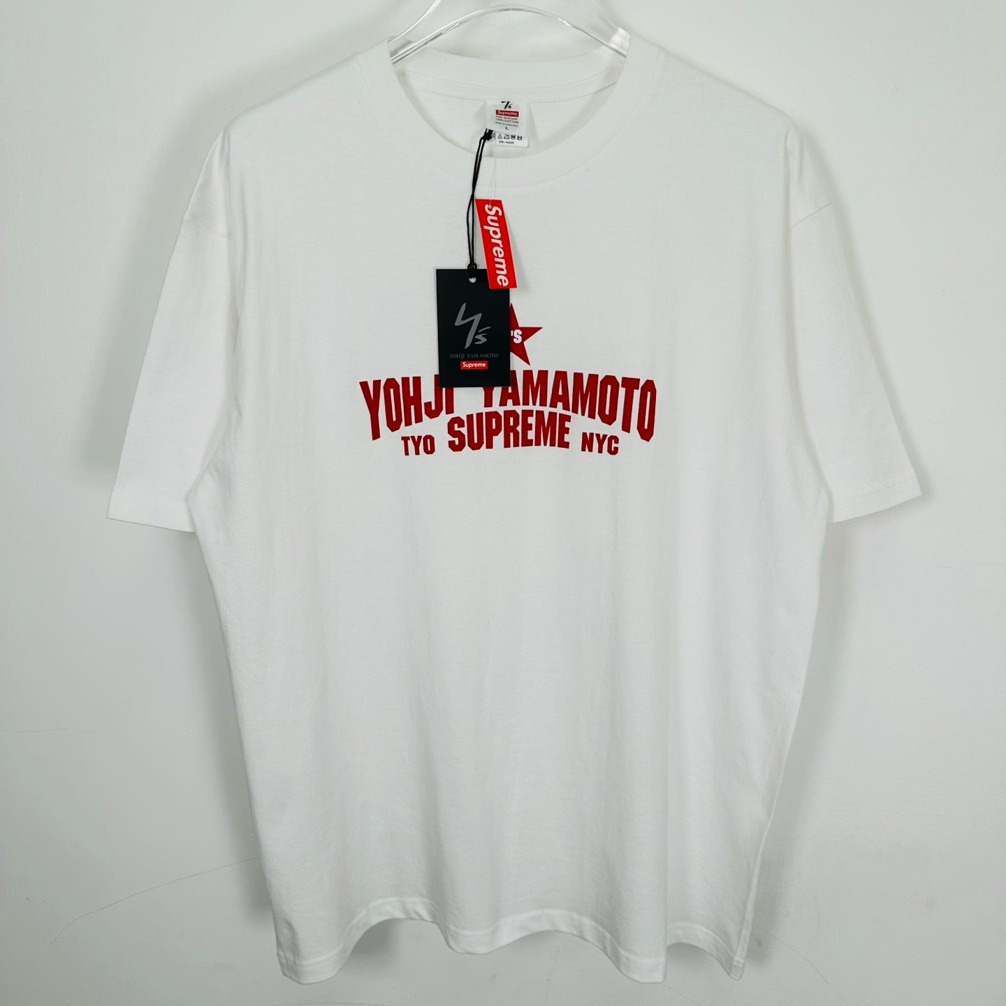 Supreme x Y's by Yohji Yamamoto Star Tee "White"