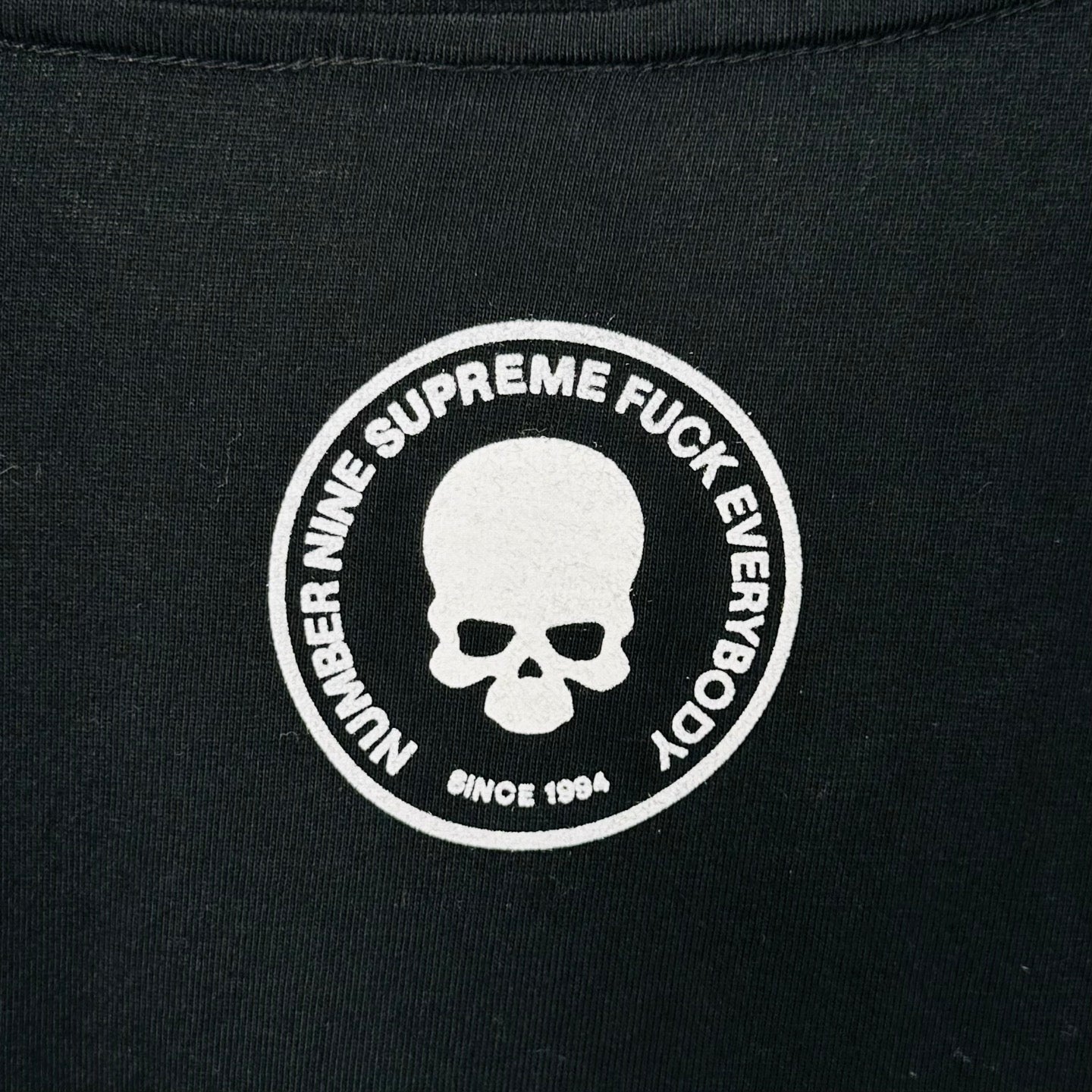 Supreme x Number (N)ine Shut Up Tee "Black"