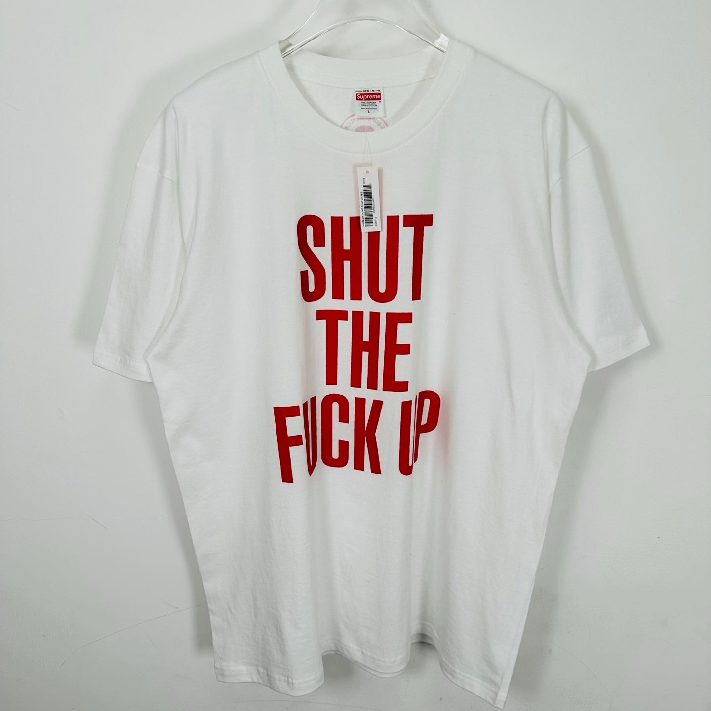 Supreme x Number (N)ine Shut Up Tee "Black"