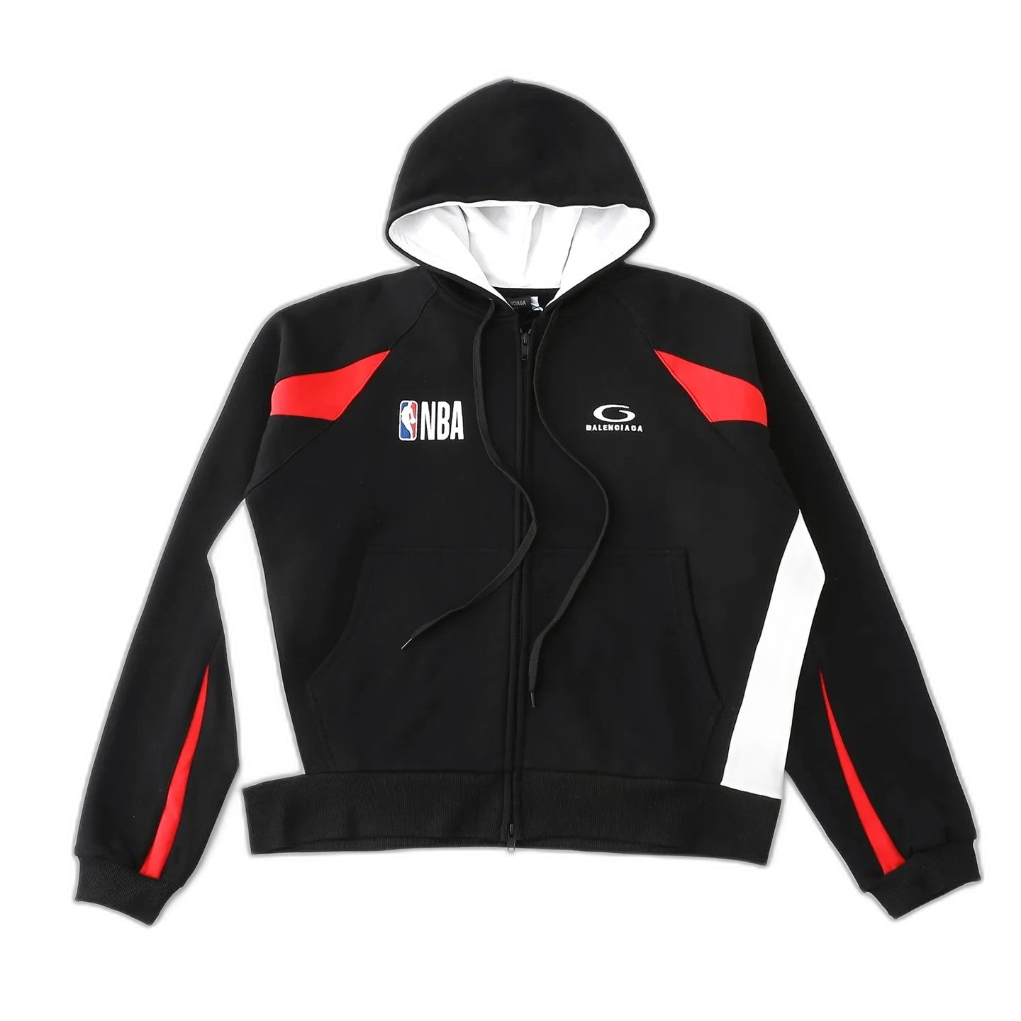 Balenciaga Nba Collaboration Oversized Zip-Up Hoodie