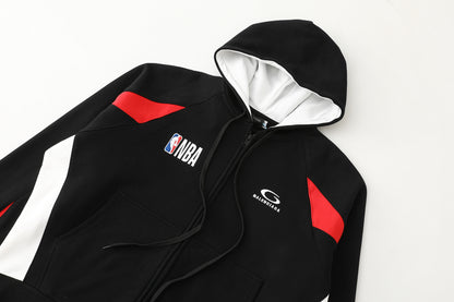 Balenciaga Nba Collaboration Oversized Zip-Up Hoodie
