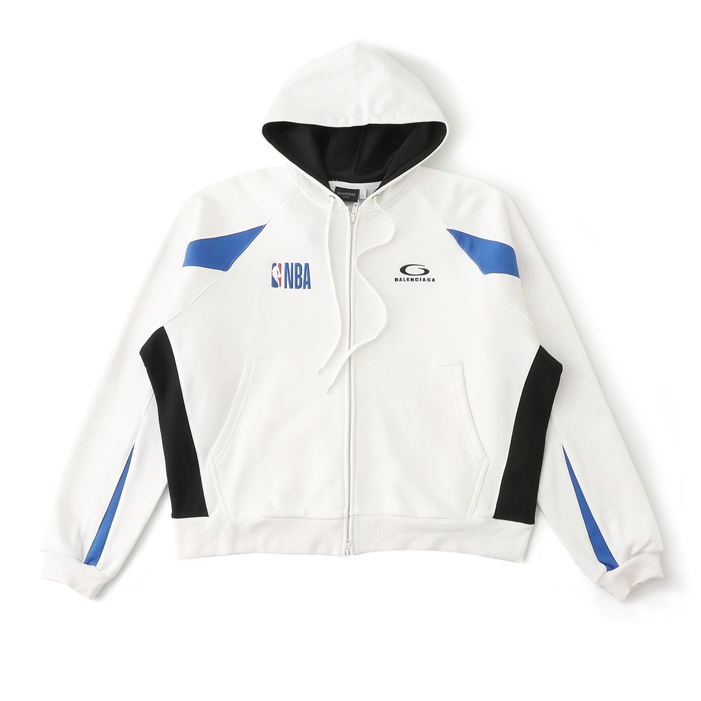 Balenciaga Nba Collaboration Oversized Zip-Up Hoodie