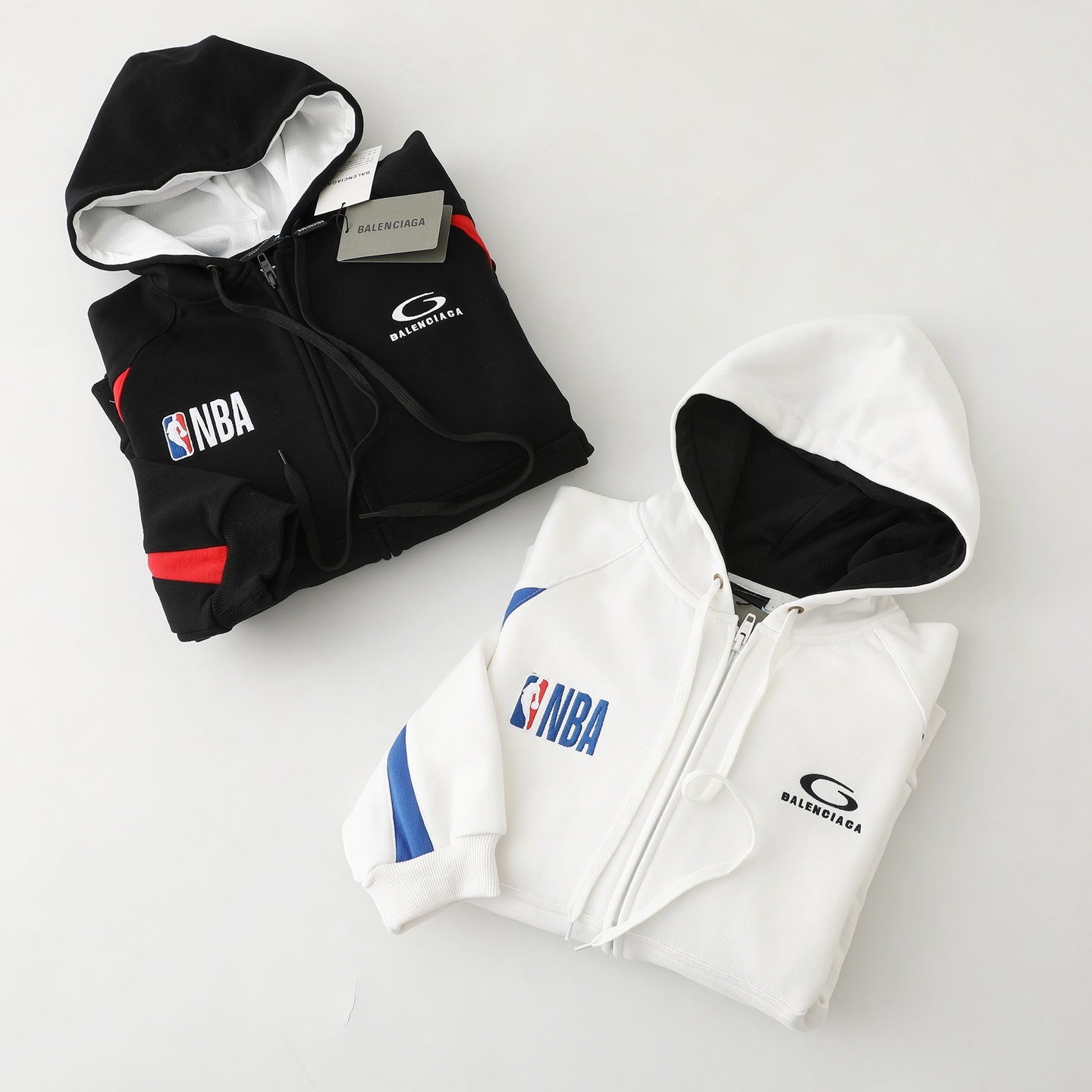 Balenciaga Nba Collaboration Oversized Zip-Up Hoodie