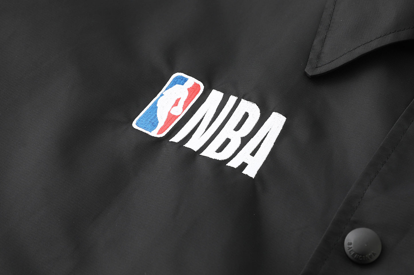 BALENCIAGA x NBA Collaboration Coach Jacket "Black"