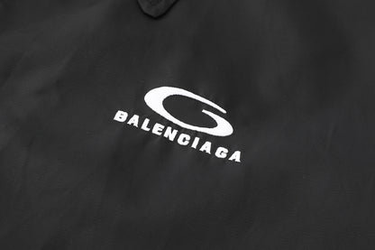 BALENCIAGA x NBA Collaboration Coach Jacket "Black"