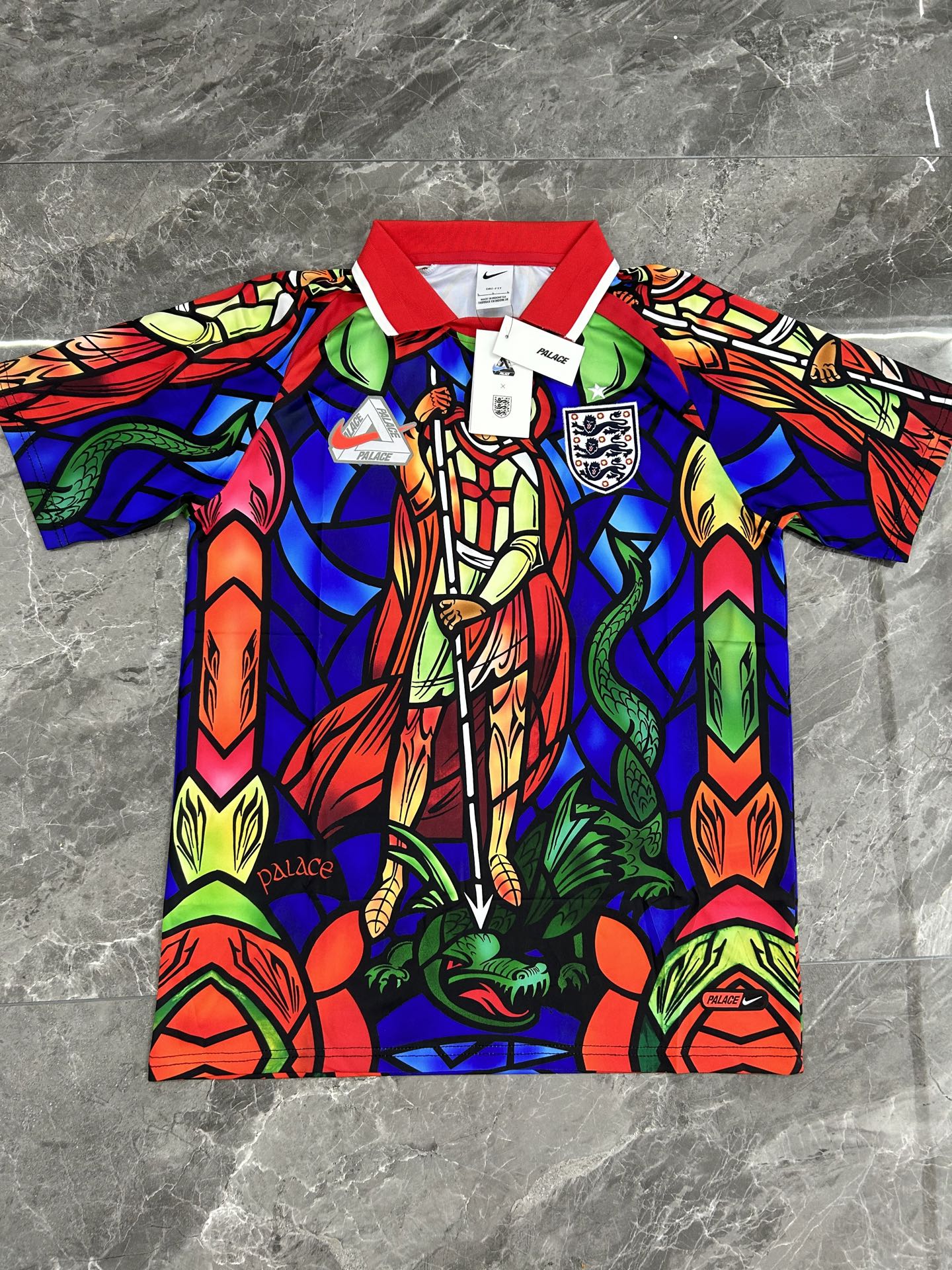 Nike x PALACE X2 World Cup Short-Sleeve Football Jersey England "Multi"