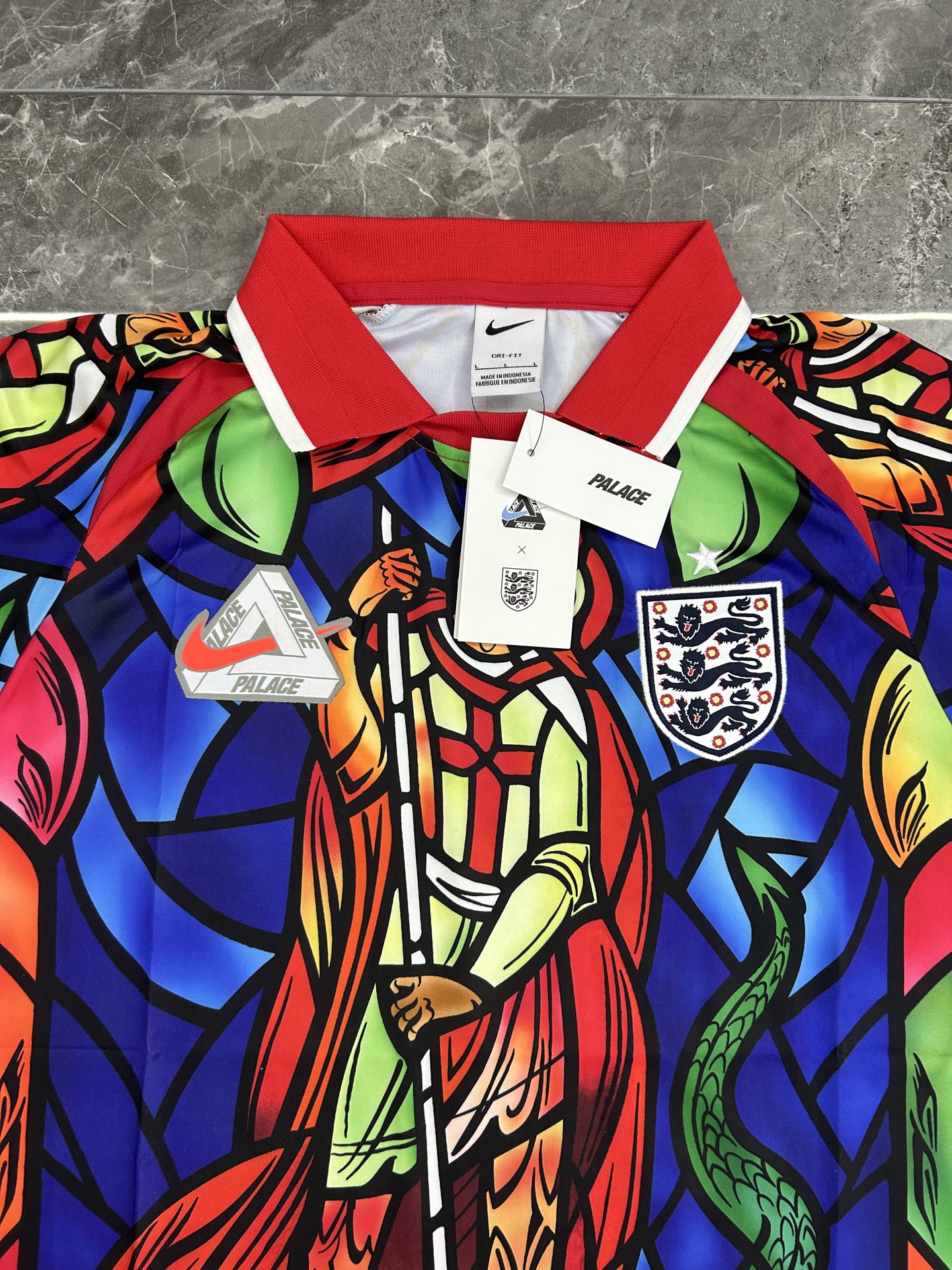 Nike x PALACE X2 World Cup Short-Sleeve Football Jersey England "Multi"