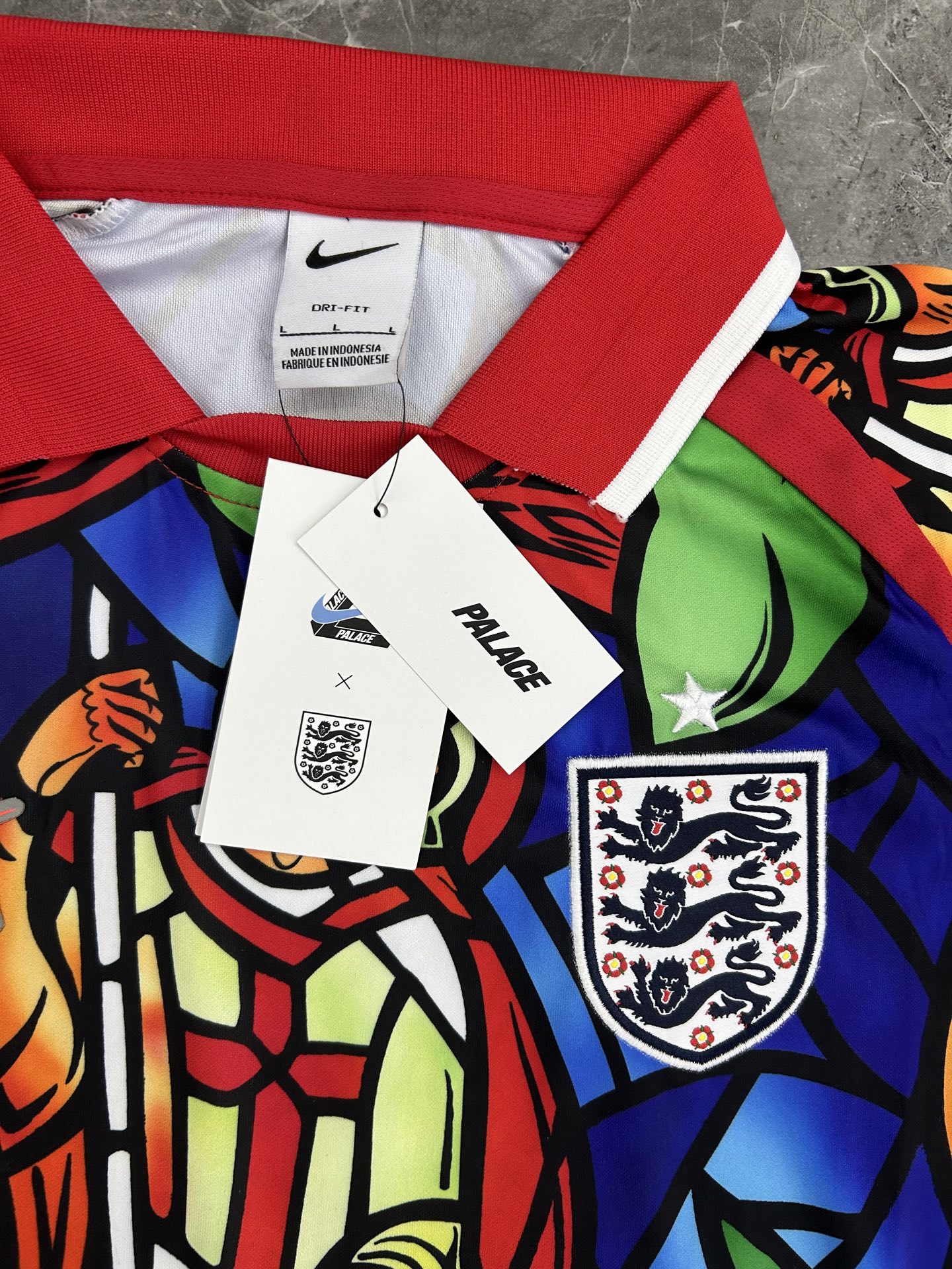 Nike x PALACE X2 World Cup Short-Sleeve Football Jersey England "Multi"