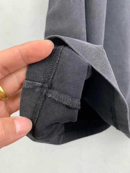 Balenciaga Black Boxy Tee with Logo Print and Balenciaga