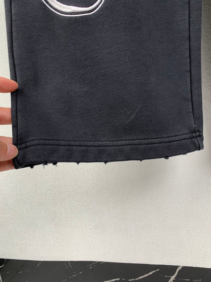 Balenciaga Cursive Baggy Pants for Men in Black/White