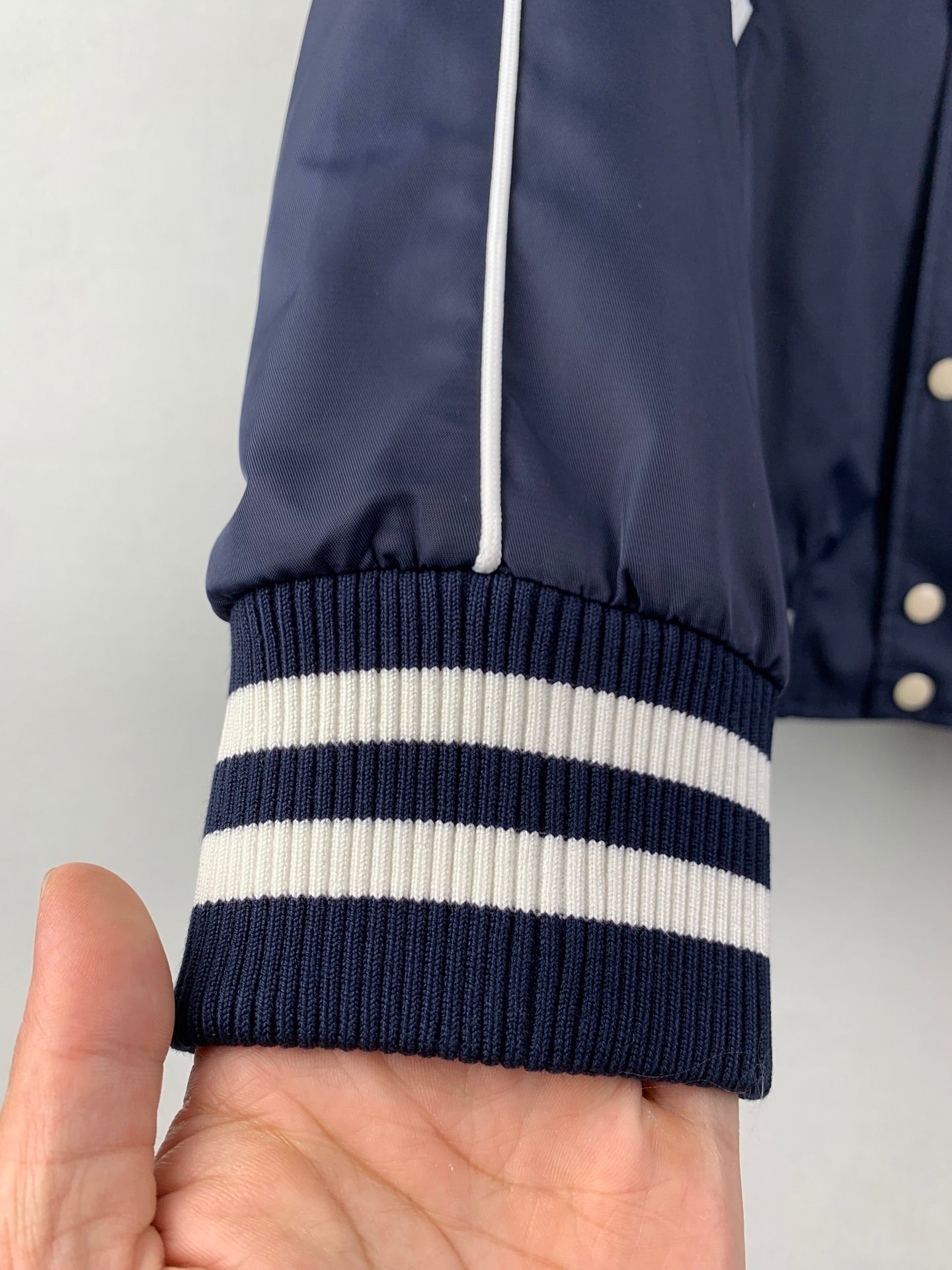 CELINE Teddy Collar Shirt 'Navy Blue'