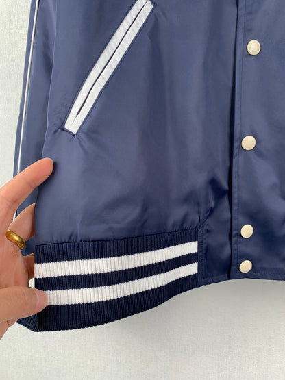 CELINE Teddy Collar Shirt 'Navy Blue'
