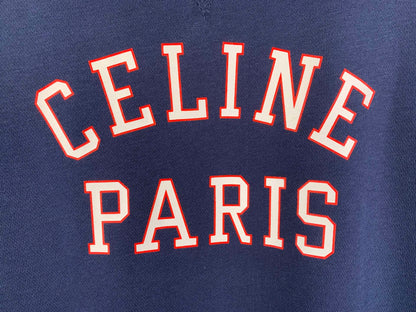 CELINE Sweatshirt / Cotton Fleece Navy
