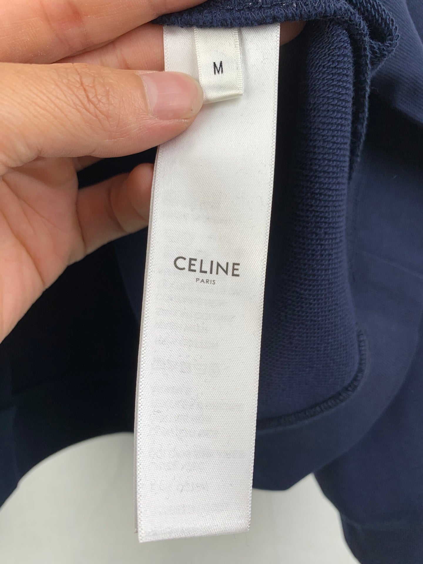 CELINE Sweatshirt / Cotton Fleece Navy