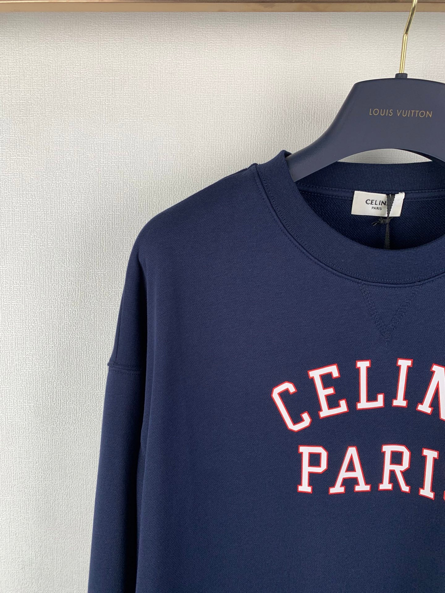 CELINE Sweatshirt / Cotton Fleece Navy