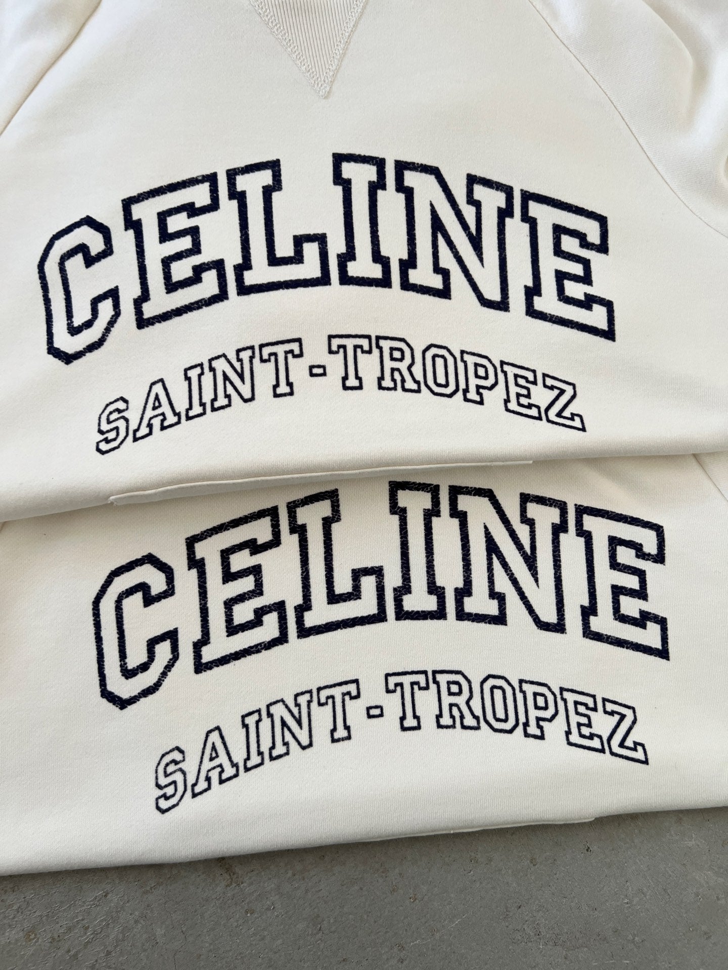 Celine cotton fleece hoodie