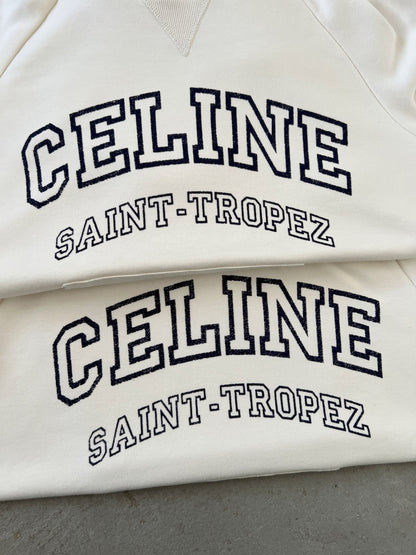 Celine cotton fleece hoodie