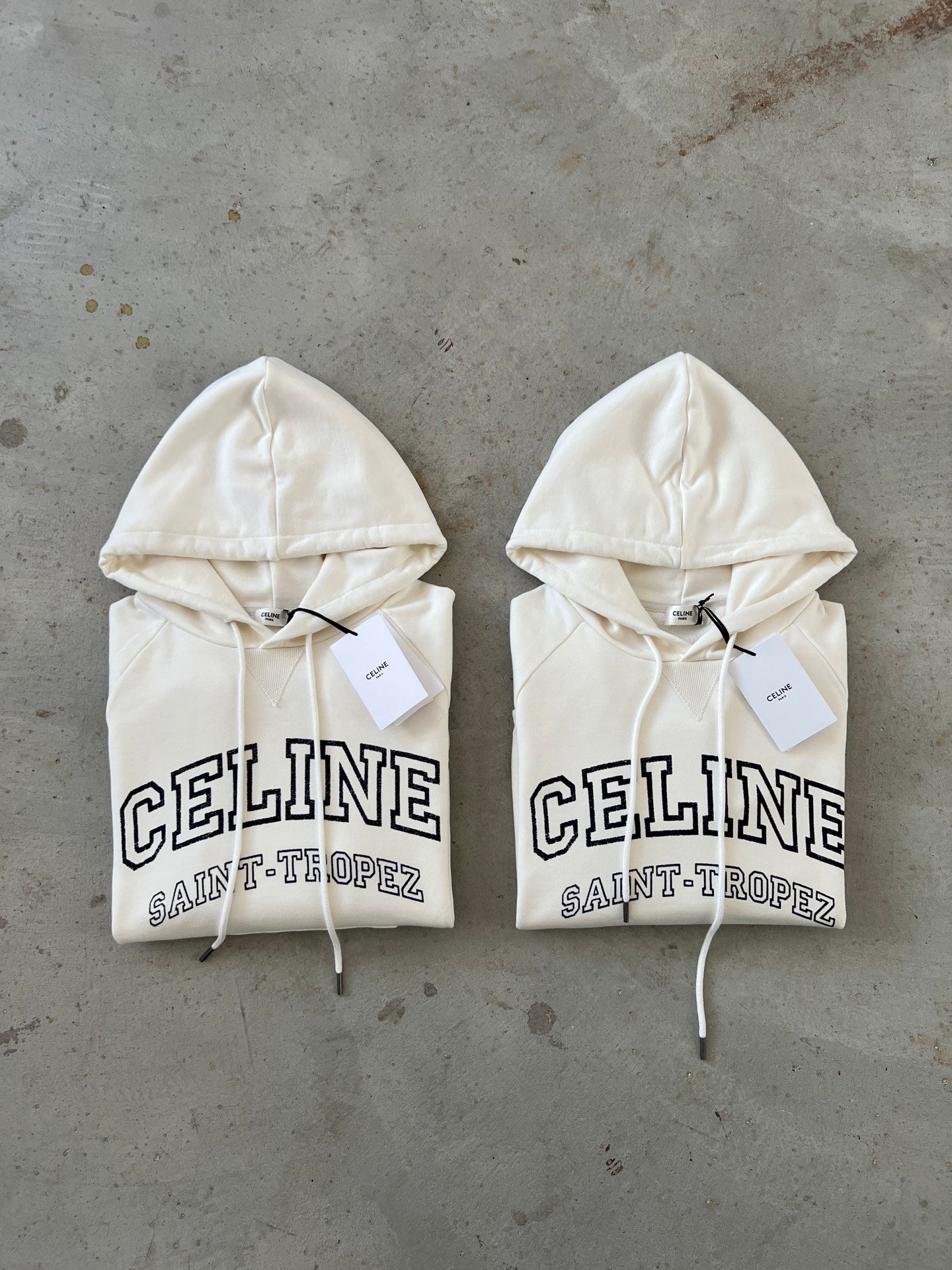 Celine cotton fleece hoodie