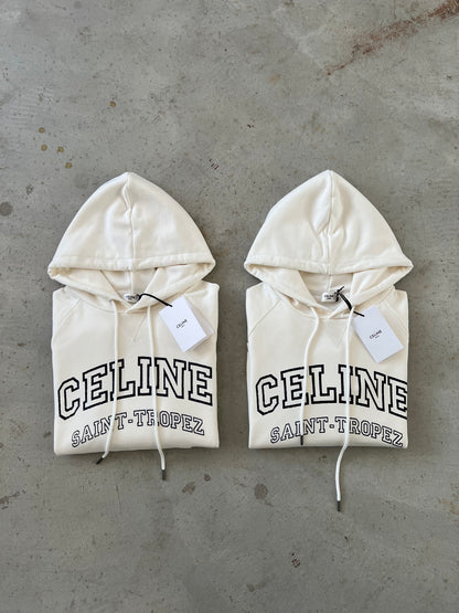Celine cotton fleece hoodie
