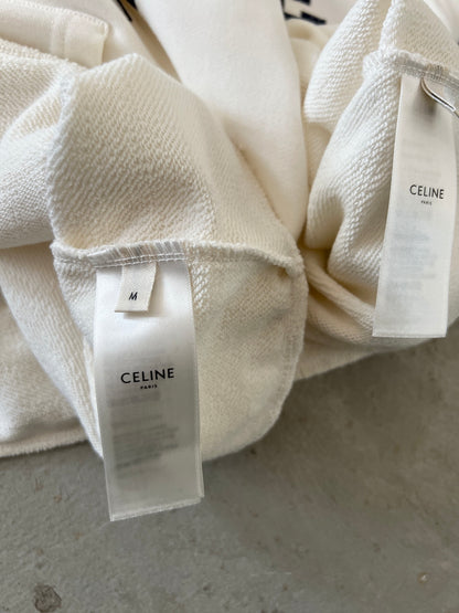 Celine cotton fleece hoodie