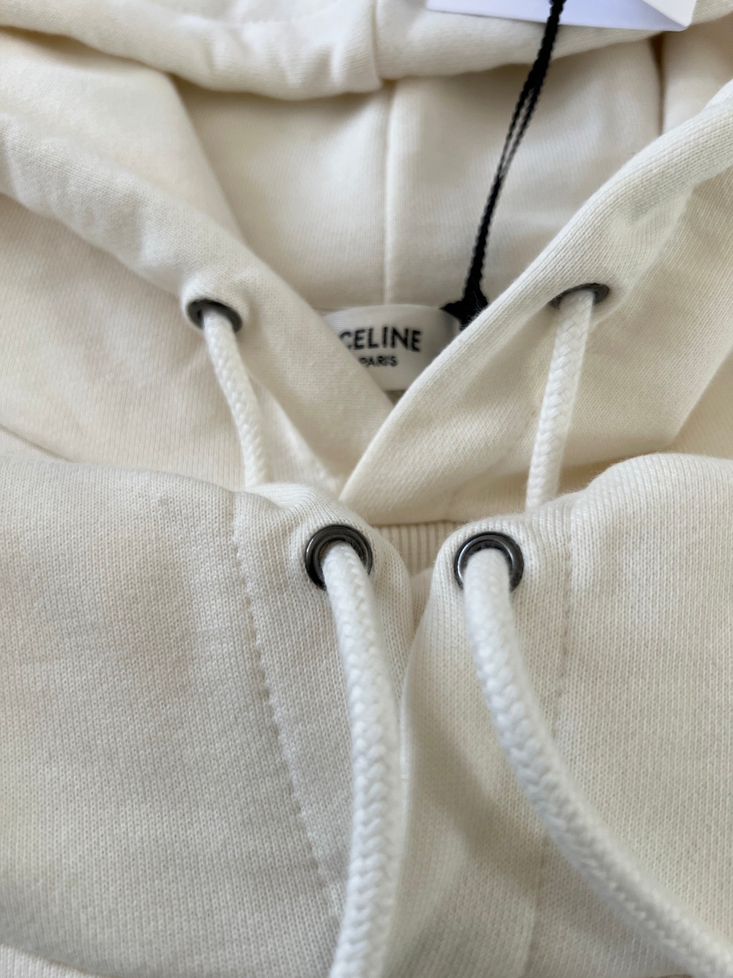 Celine cotton fleece hoodie