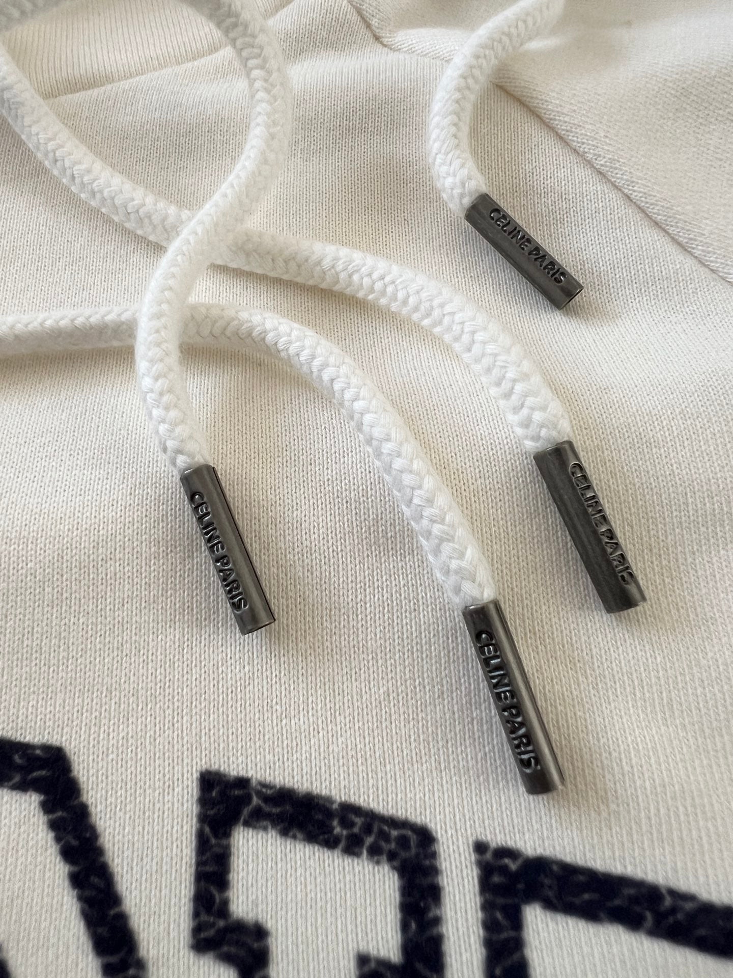 Celine cotton fleece hoodie