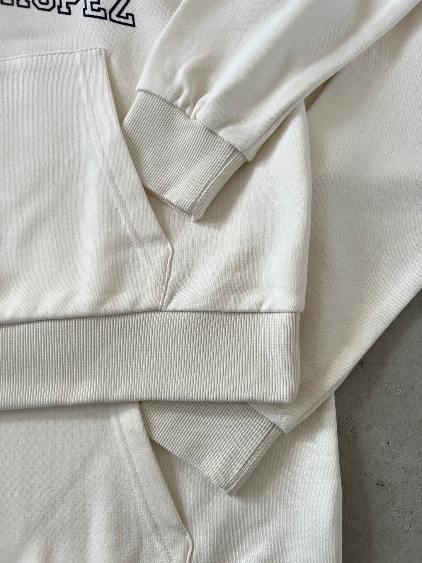 Celine cotton fleece hoodie