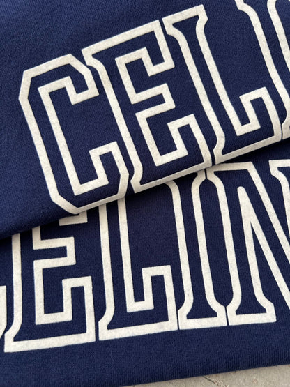CELINE Loose Hoodie in Cotton Fleece
