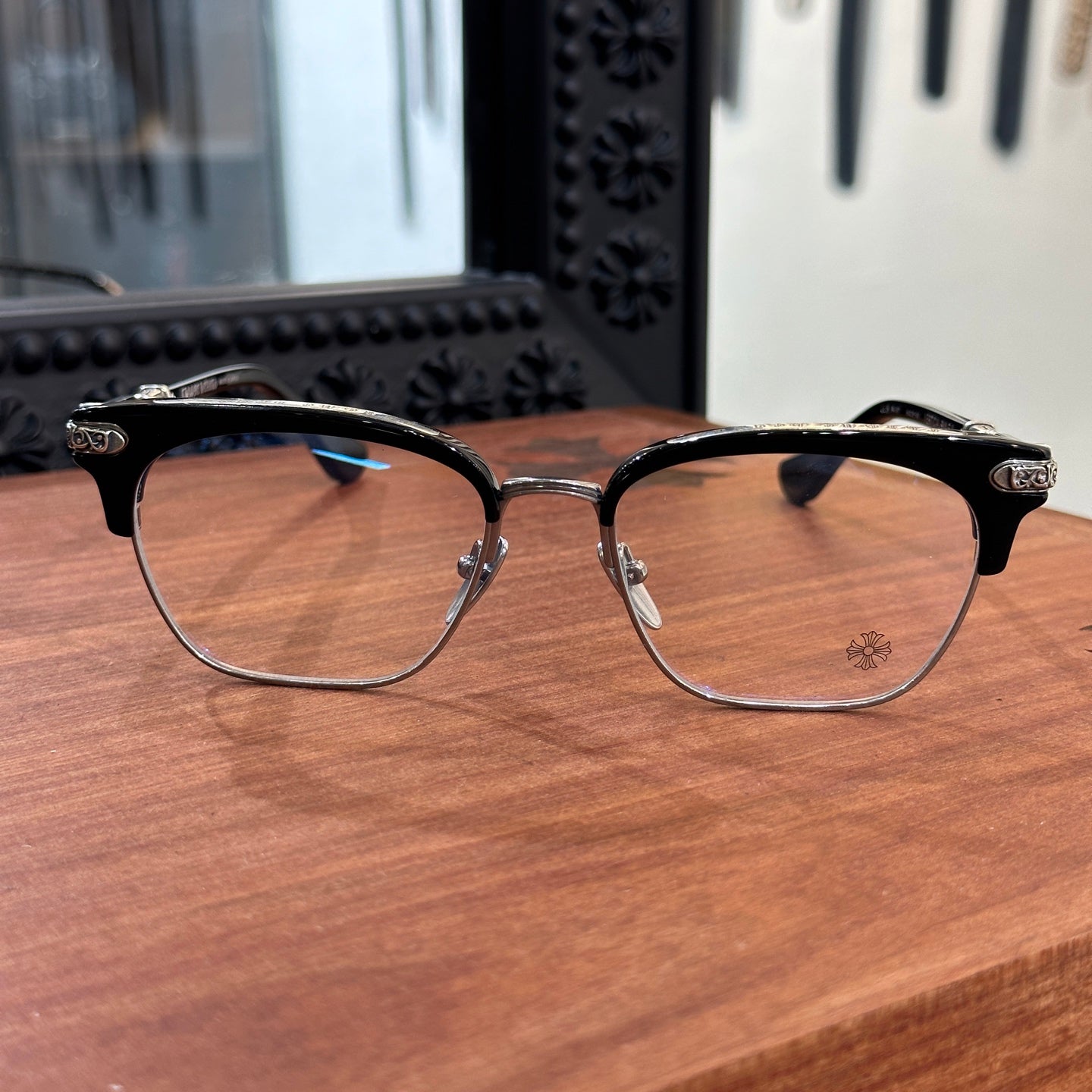 Chrome Hearts brand VERTICAL SMILE II/Side Eternity Vine eyeglasses