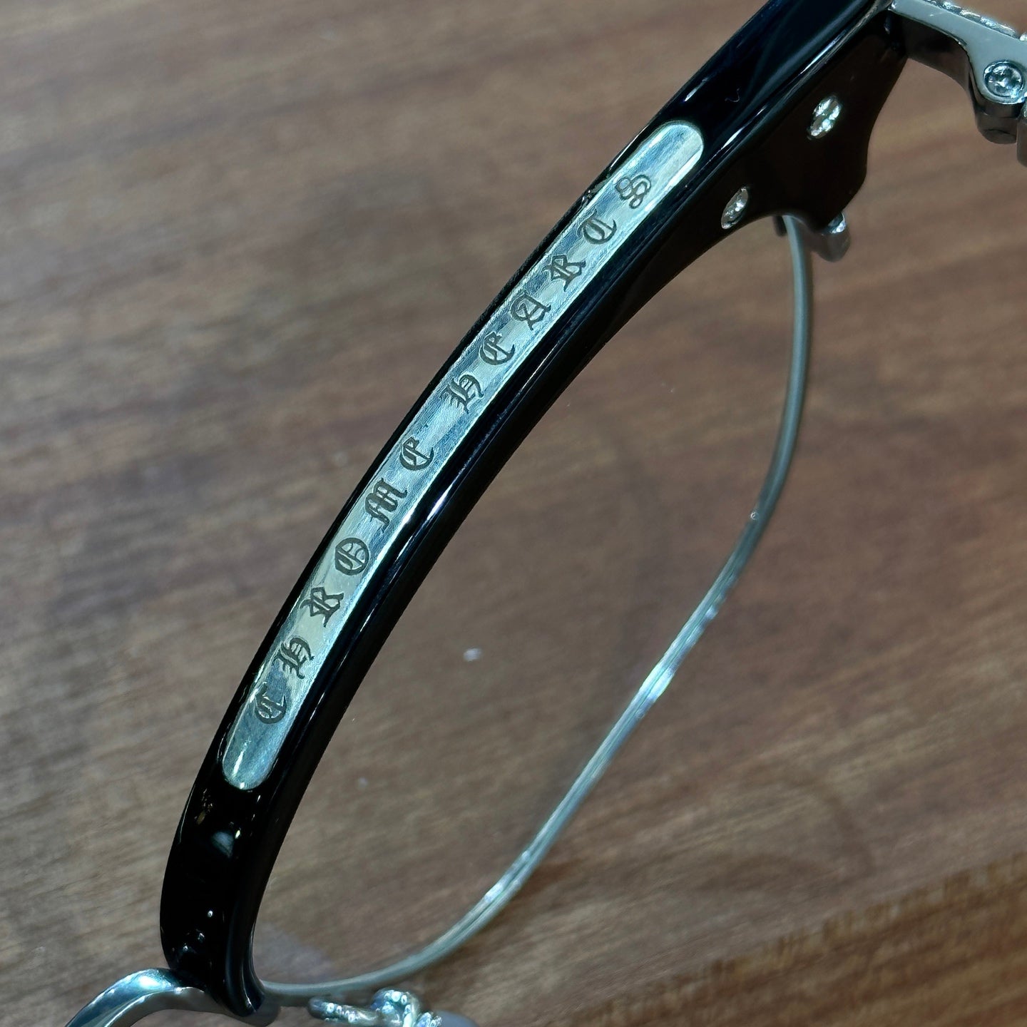 Chrome Hearts brand VERTICAL SMILE II/Side Eternity Vine eyeglasses