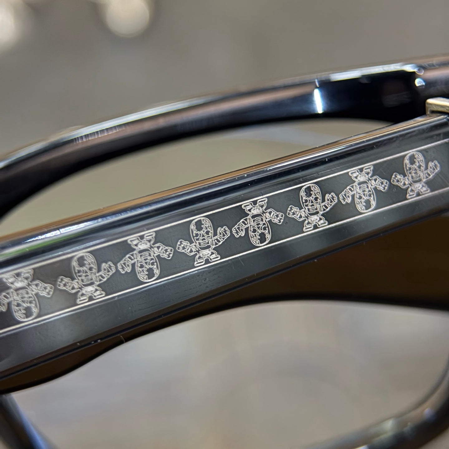 Chrome Hearts Foti Square Glasses