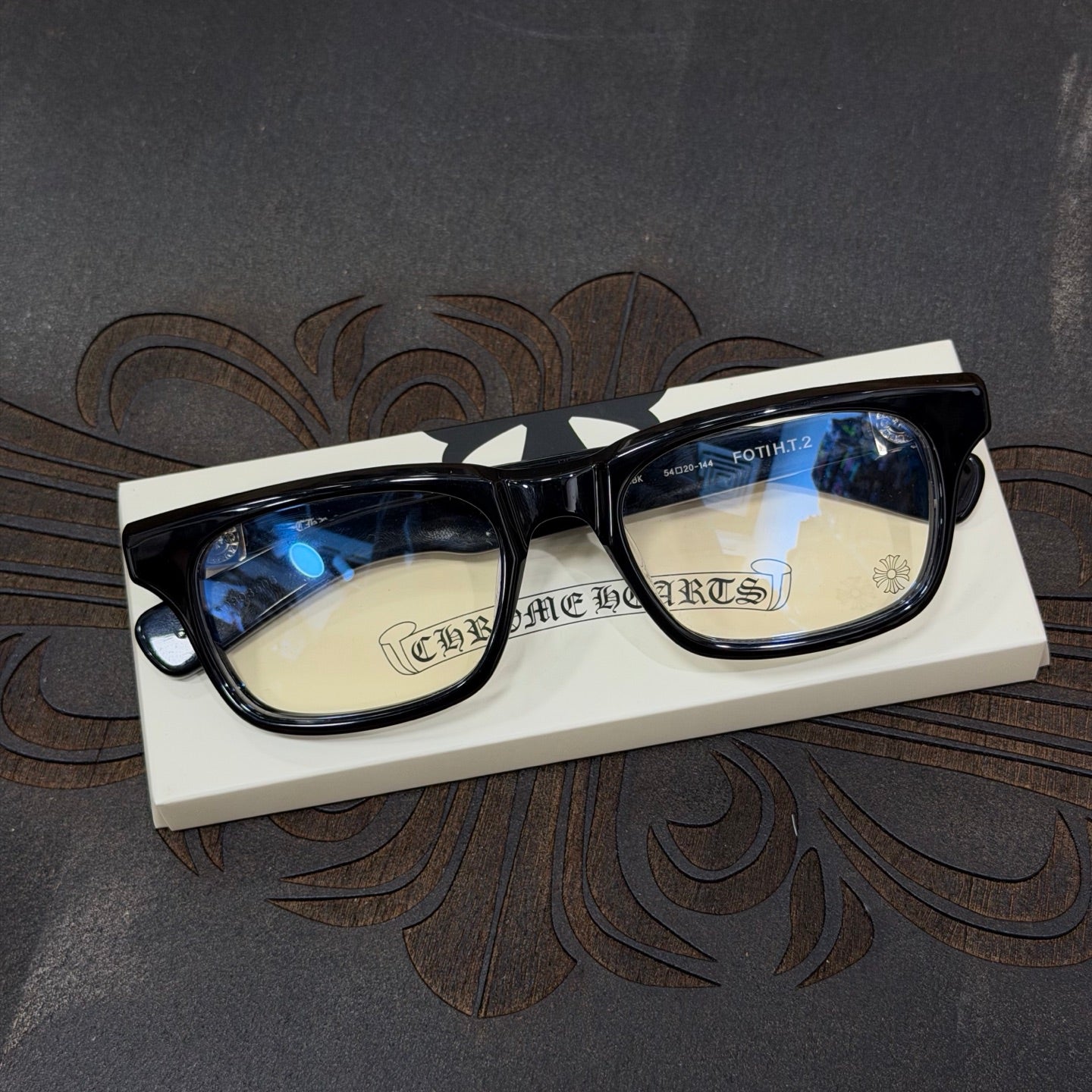 Chrome Hearts Foti Square Glasses