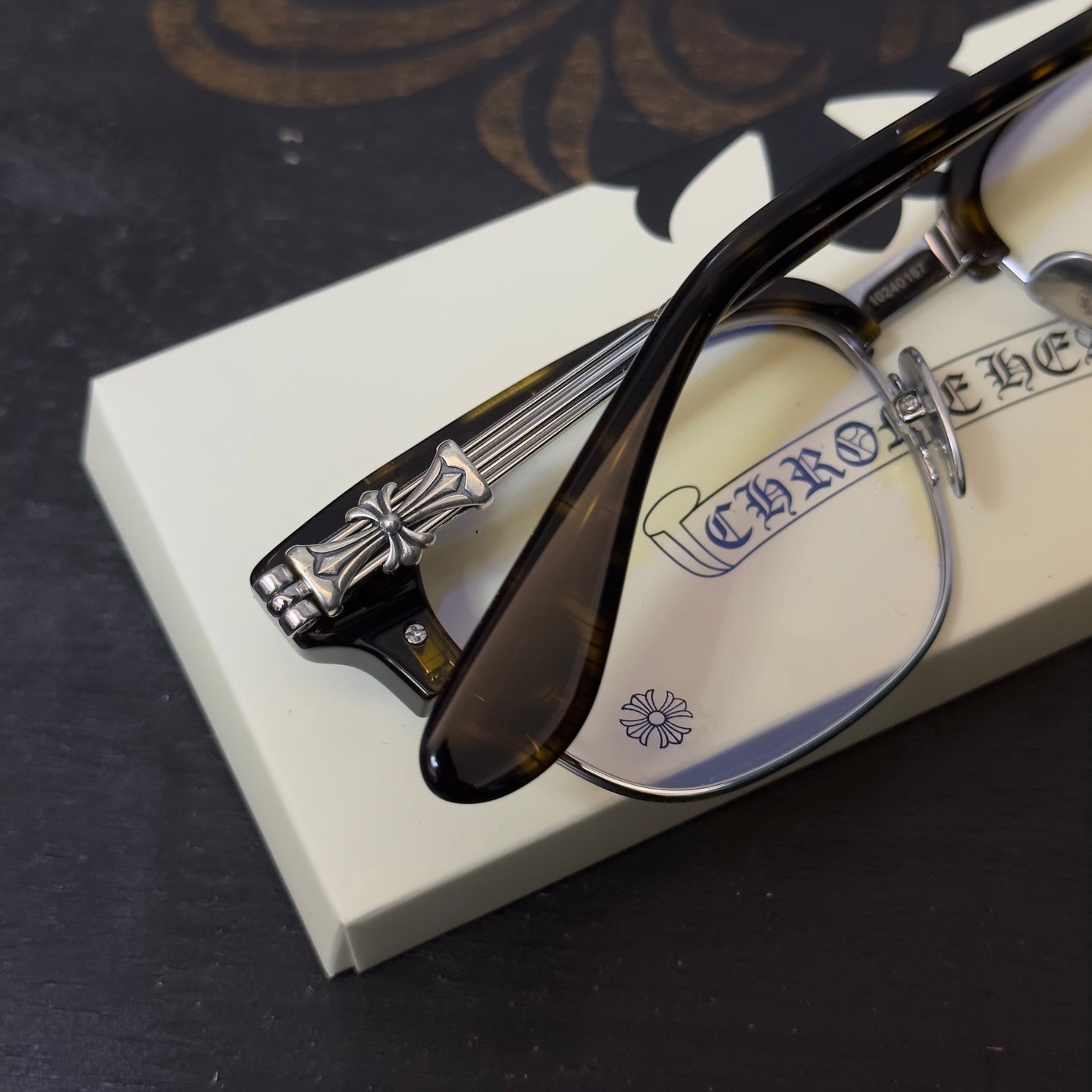 Chrome Hearts Bonennoisseur II Black Brushed Silver