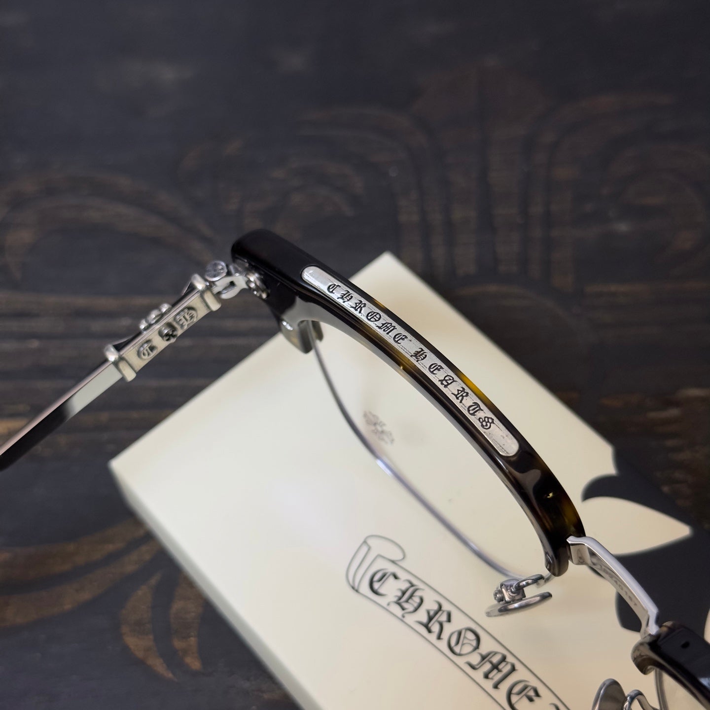 Chrome Hearts Bonennoisseur II Black Brushed Silver