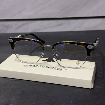 Chrome Hearts VERTICAL SMILE II/Side Eternity Vine Half-rimmed Glasses/Sunglasses/Eyeglasses