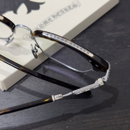 Chrome Hearts VERTICAL SMILE II/Side Eternity Vine Half-rimmed Glasses/Sunglasses/Eyeglasses