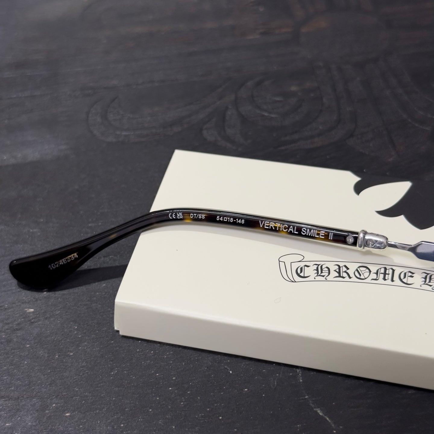 Chrome Hearts VERTICAL SMILE II/Side Eternity Vine Half-rimmed Glasses/Sunglasses/Eyeglasses