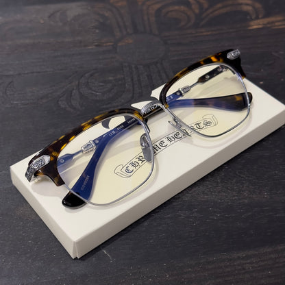 Chrome Hearts VERTICAL SMILE II/Side Eternity Vine Half-rimmed Glasses/Sunglasses/Eyeglasses