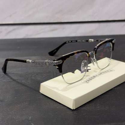 Chrome Hearts VERTICAL SMILE II/Side Eternity Vine Half-rimmed Glasses/Sunglasses/Eyeglasses
