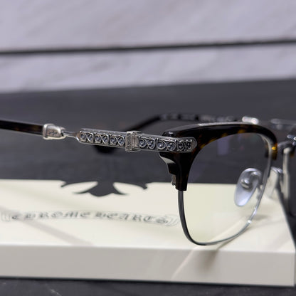 Chrome Hearts VERTICAL SMILE II/Side Eternity Vine Half-rimmed Glasses/Sunglasses/Eyeglasses