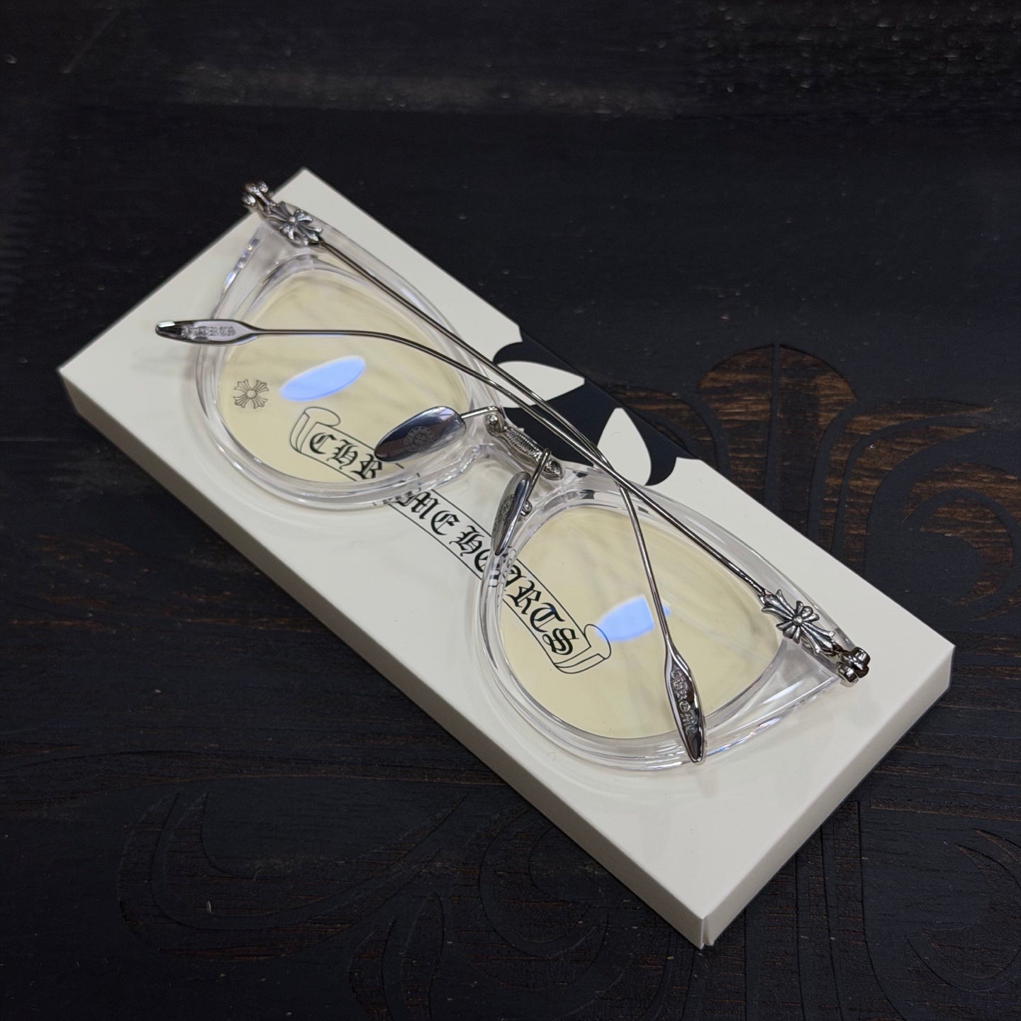 Chrome Hearts Cross Plus Square Glasses (Unisex)