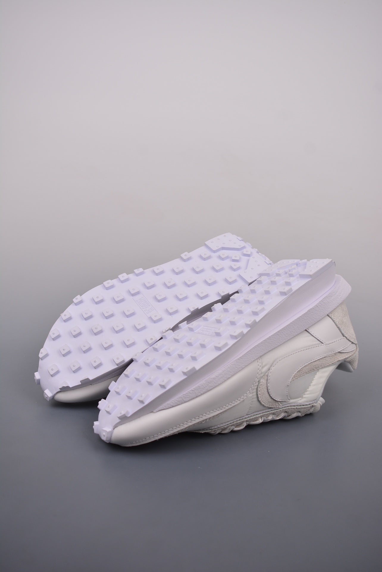 sacai × Nike LDV Waffle "Triple White"