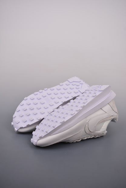 sacai × Nike LDV Waffle "Triple White"