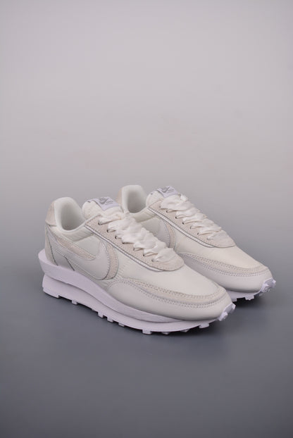 sacai × Nike LDV Waffle "Triple White"