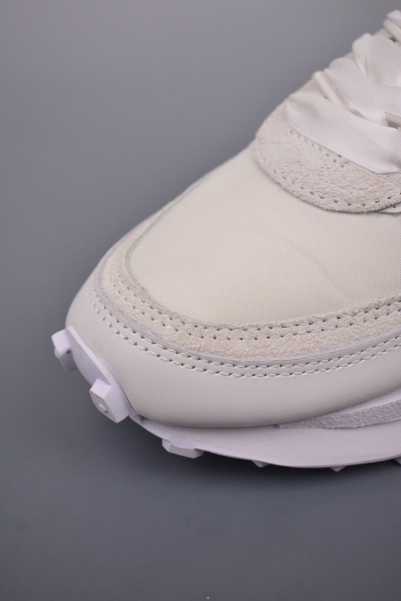 sacai × Nike LDV Waffle "Triple White"