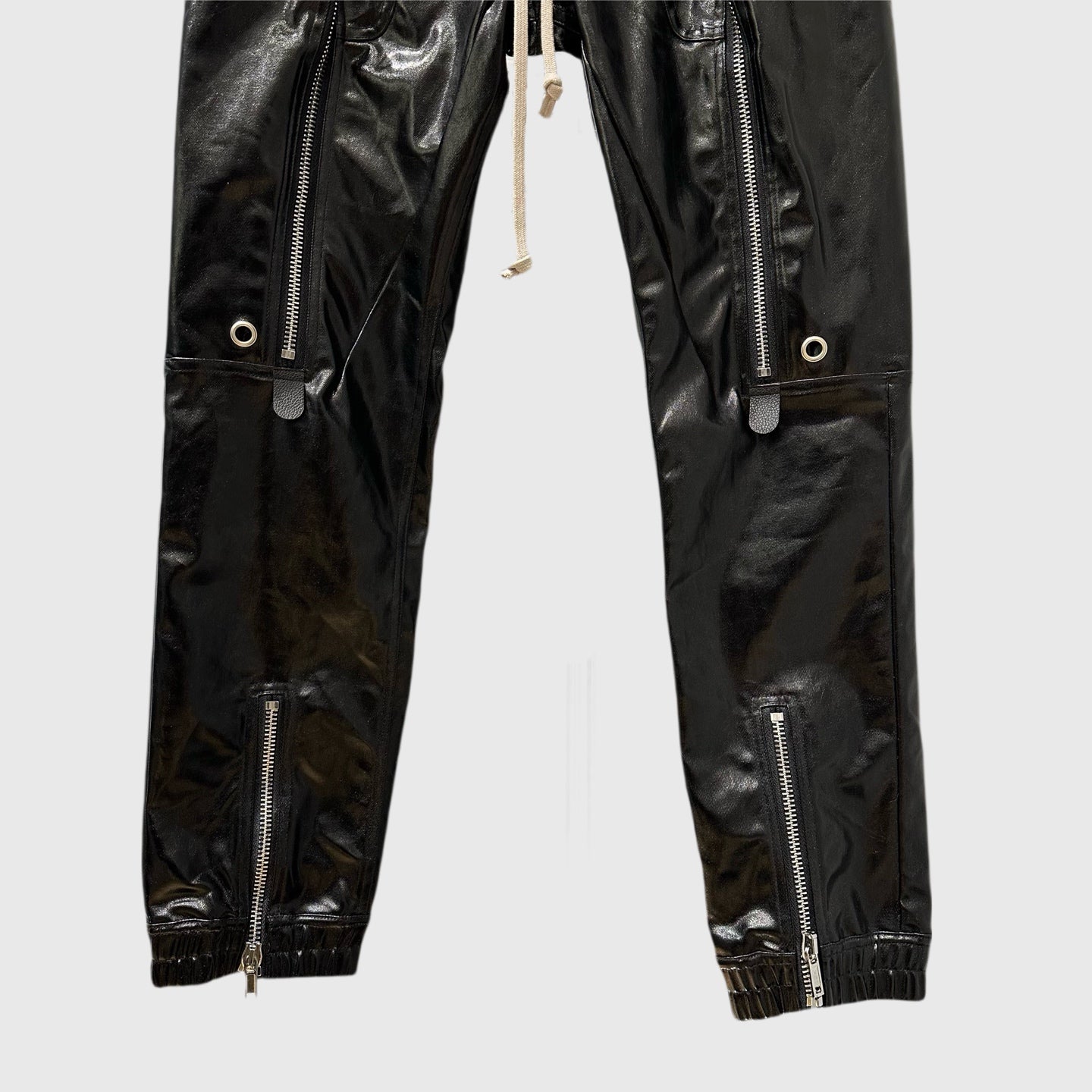 Rick Owens Bauhaus leather work pants