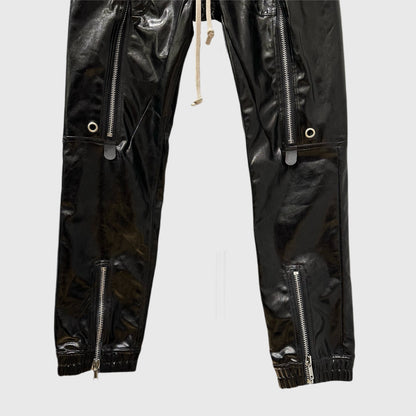 Rick Owens Bauhaus leather work pants