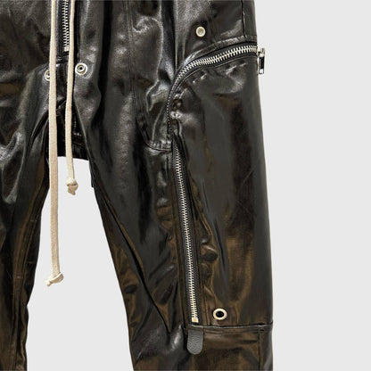 Rick Owens Bauhaus leather work pants
