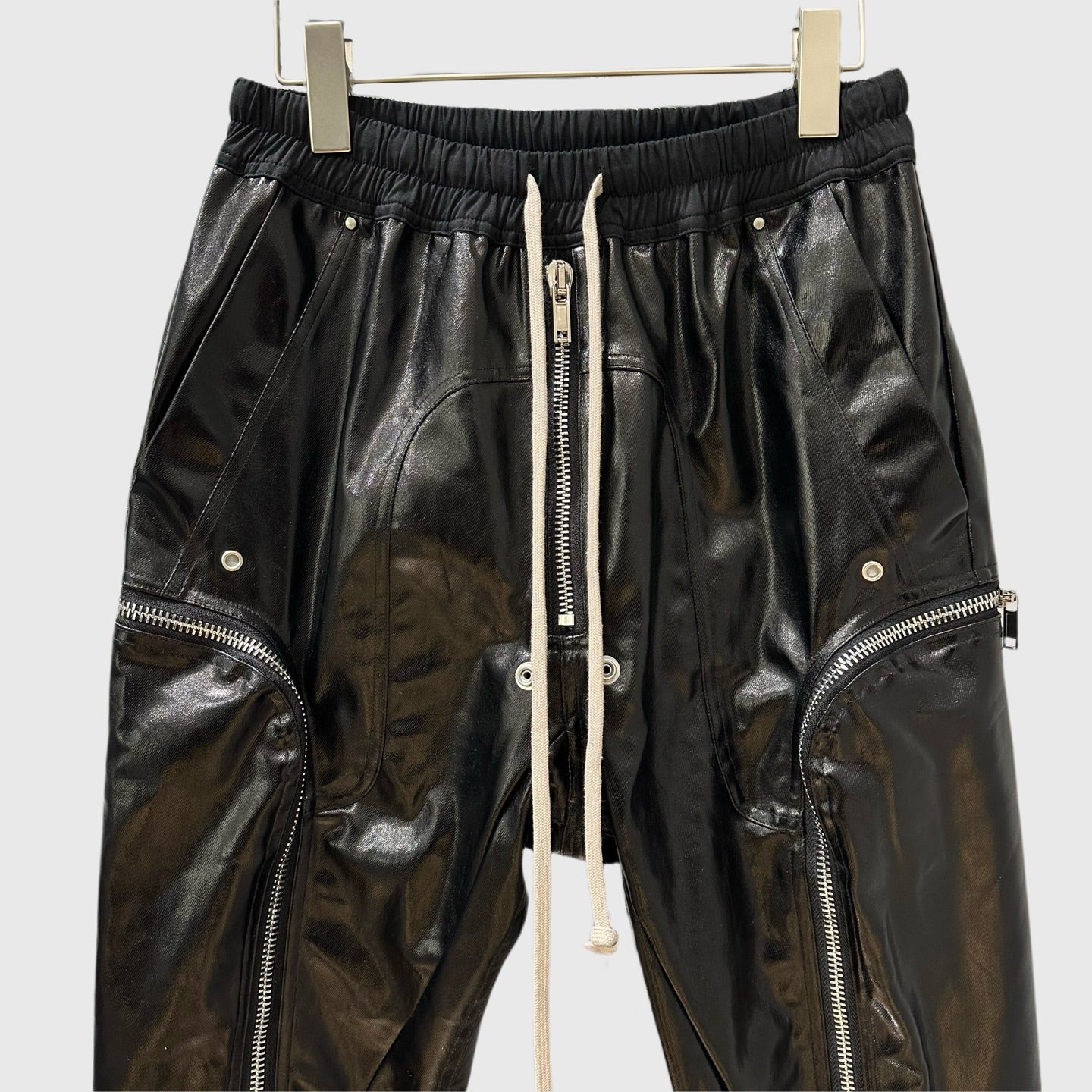 Rick Owens Bauhaus leather work pants